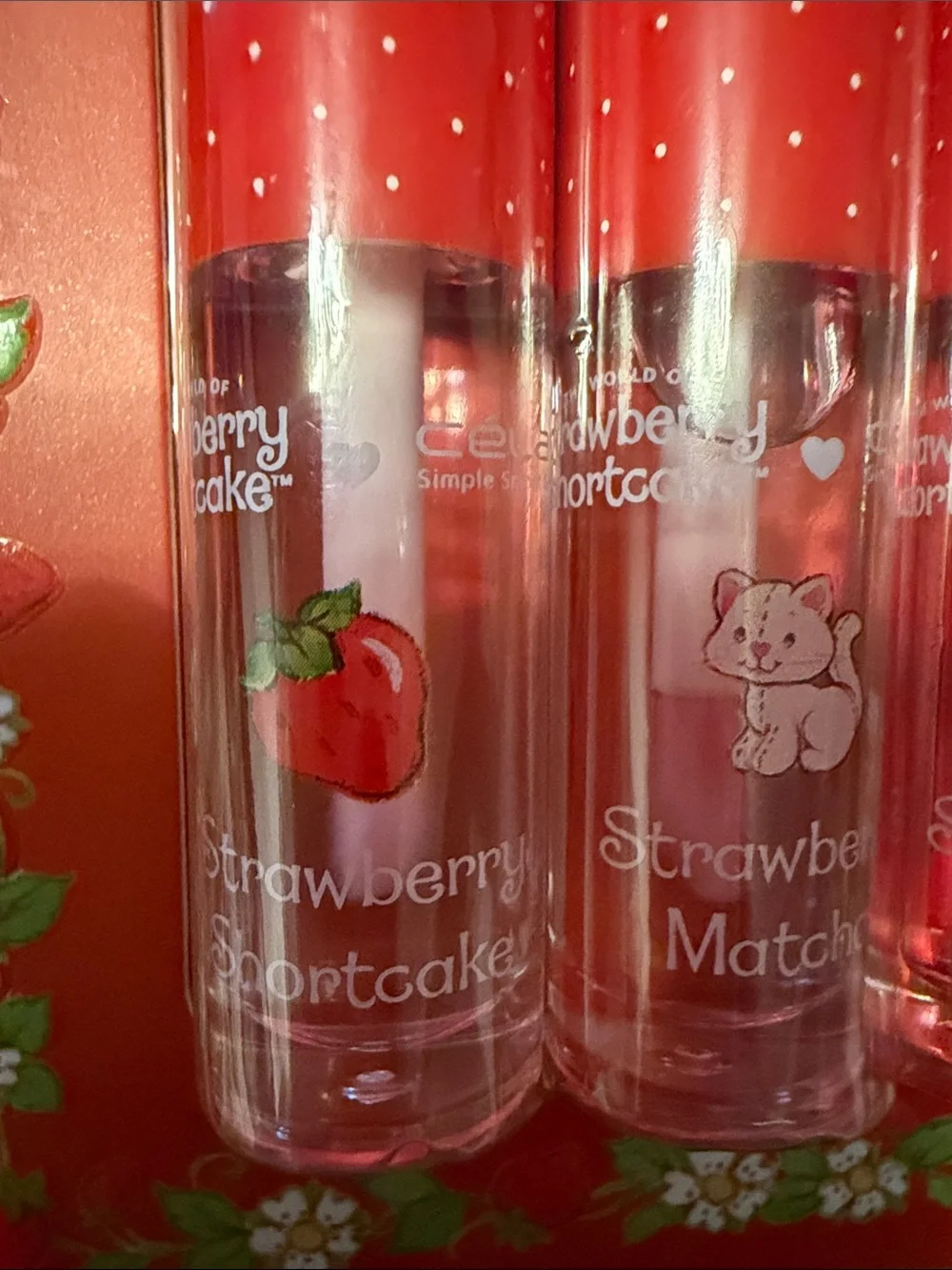 Strawberry Shortcake 4-Piece Red Shortcake Glow Oils